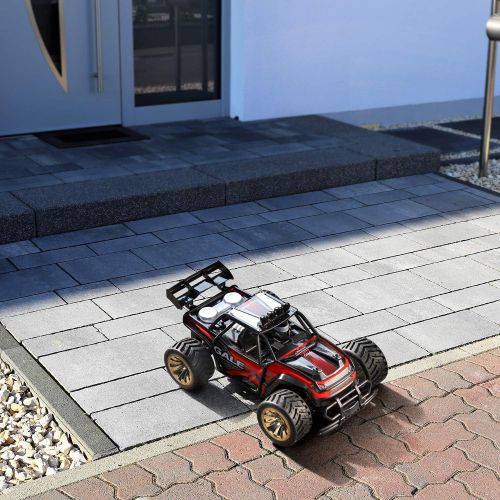  [아마존 핫딜] SGILE Remote Control Car with 2 Battery, Gift for 6-12 Years Old Kids, 1:16 15KM/H RC Drift Race Crawler Car Toy, Red