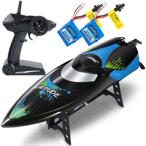  [아마존 핫딜]  [아마존핫딜]SGILE Ferngesteuertes Boot fuer Pool & Outdoor, 25 KM/H RC Rennboot mit 180º Flip Reset, 2,4 Ghz High Speed RC Boote Racing Boot fuer Erwachsene Jungen Madchen Geschenk