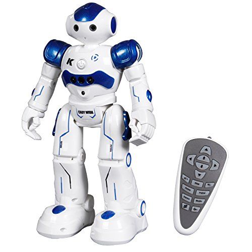  [아마존베스트]SGILE RC Robot Toy, Gesture Sensing Remote Control Robot for Kid 3-8 Year Birthday Gift Present, Blue