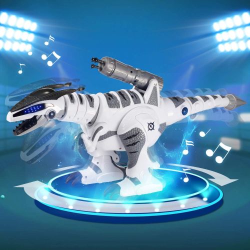  [아마존베스트]SGILE RC Dinosaur Robot Toy, Smart Programmable Interactive Walk Sing Dance for Kids Gift Present