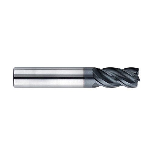  SGS 46476 ZH1MCR Z-Carb-HTA High Performance End Mill, Aluminum Titanium Nitride Coating with Flat, 16 mm Cutting Diameter, 32 mm Cutting Length, 16 mm Shank Diameter, 92 mm Length