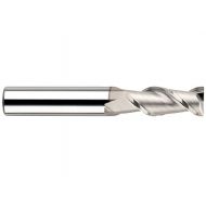 SGS 49673 44M Ski-Carb High Performance End Mill, Uncoated without Flat, 20 mm Cutting Diameter, 38 mm Cutting Length, 20 mm Shank Diameter, 104 mm Length, 0.38-3.17 mm Corner Radi