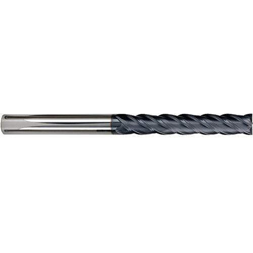  SGS 70558 7M Series High Performance End Mill, Aluminum Titanium Nitride Coating, 12 mm Cutting Diameter, 75 mm Cutting Length, 12 mm Shank Diameter, 150 mm Length