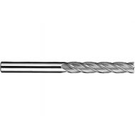 SGS 33109 1L 4 Flute Square End General Purpose End Mill, Uncoated, 716 Cutting Diameter, 2 Cutting Length, 716 Shank Diameter, 4-12 Length