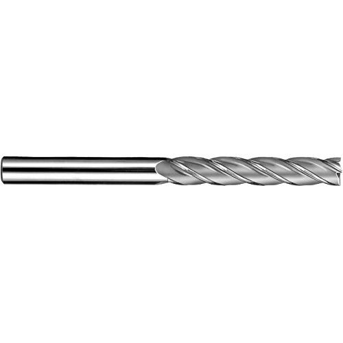  SGS 33109 1L 4 Flute Square End General Purpose End Mill, Uncoated, 716 Cutting Diameter, 2 Cutting Length, 716 Shank Diameter, 4-12 Length