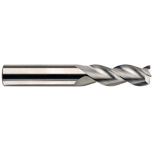  SGS 44788 43MCR S-Carb High Performance End Mill, Uncoated, 20 mm Cutting Diameter, 25 mm Cutting Length, 20 mm Shank Diameter, 150 mm Length, 4 mm Corner Radius