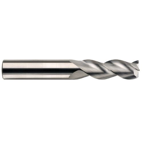  SGS 44788 43MCR S-Carb High Performance End Mill, Uncoated, 20 mm Cutting Diameter, 25 mm Cutting Length, 20 mm Shank Diameter, 150 mm Length, 4 mm Corner Radius