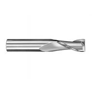 SGS 45295 52M 2 Flute High Shear General Purpose End Mill, Uncoated, 14 mm Cutting Diameter, 22 mm Cutting Length, 14 mm Shank Diameter, 83 mm Length