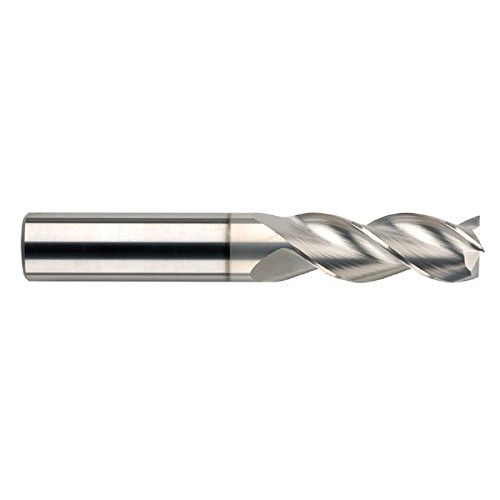  SGS 44613 47MES S-Carb High Performance End Mill, Titanium Dibromide Coating, 16 mm Cutting Diameter, 20 mm Cutting Length, 16 mm Shank Diameter, 150 mm Length