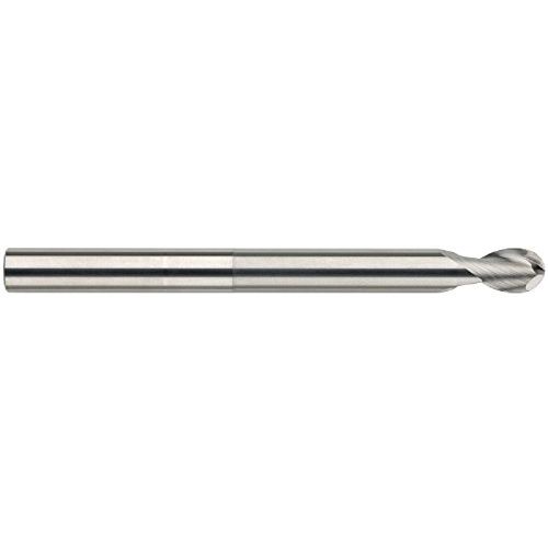  SGS 44615 47MEB S-Carb High Performance End Mill, Titanium Dibromide Coating, 6 mm Cutting Diameter, 10 mm Cutting Length, 6 mm Shank Diameter, 100 mm Length
