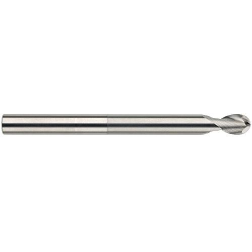  SGS 44581 47MEB S-Carb High Performance End Mill, Uncoated, 6 mm Cutting Diameter, 10 mm Cutting Length, 6 mm Shank Diameter, 100 mm Length