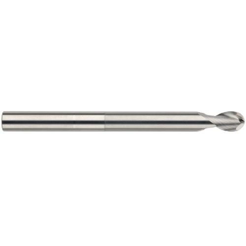  SGS 44585 47MEB S-Carb High Performance End Mill, Uncoated, 16 mm Cutting Diameter, 20 mm Cutting Length, 16 mm Shank Diameter, 150 mm Length