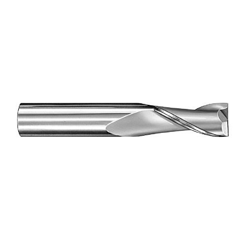  SGS 43355 3XLM 2 Flute Square End General Purpose End Mill, Uncoated, 14 mm Cutting Diameter, 75 mm Cutting Length, 14 mm Shank Diameter, 150 mm Length