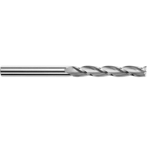  SGS 43585 5XLM 3 Flute Square End General Purpose End Mill, Uncoated, 20 mm Cutting Diameter, 75 mm Cutting Length, 20 mm Shank Diameter, 150 mm Length