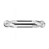 SGS 41462 14MB 4 Flute Double End Ball End General Purpose End Mill, Uncoated, 11 mm Cutting Diameter, 14 mm Cutting Length, 12 mm Shank Diameter, 75 mm Length