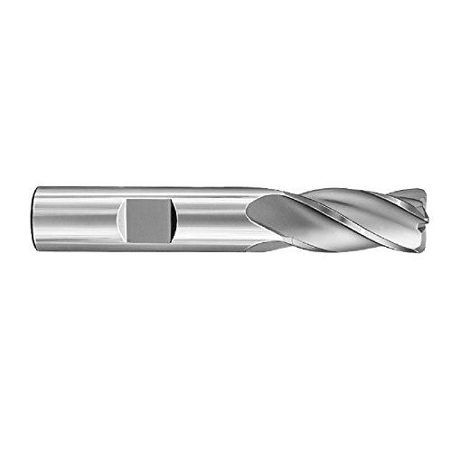  SGS 40037 1MCR 4 Flute Corner Radius General Purpose End Mill, Aluminum Titanium Nitride Coating, 16 mm Cutting Diameter, 32 mm Cutting Length, 16 mm Shank Diameter, 89 mm Length,