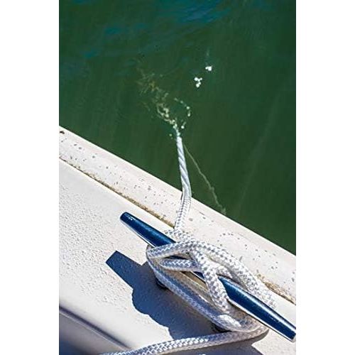  SGT KNOTS Nylon Double Braid Anchor Line with Thimble for Boat Anchors, Marine Ropes (1/2