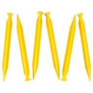 SGT KNOTS Large Tent Stakes - 9 Inch. Heavy Duty Camping Stakes for Tents - Yellow Canopy Stakes, Plastic Tent Garden Stakes - Professional Grade Stakes for Hiking, Gardening, Back