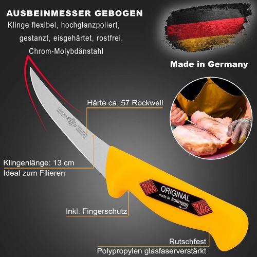  SOLINGEN EIKASO Fleischmesser/Schlachtmesserset 6tlg. fuer Profis und Privat