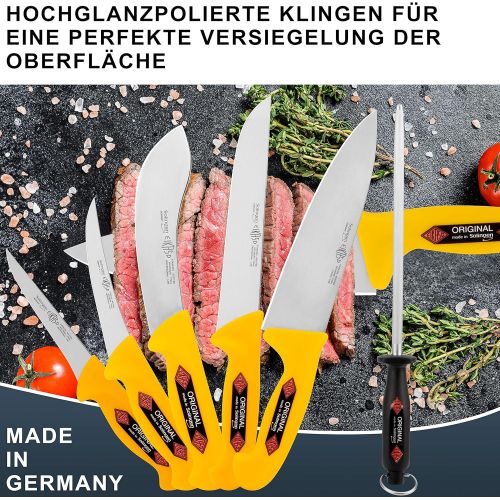  SOLINGEN EIKASO Fleischmesser/Schlachtmesserset 6tlg. fuer Profis und Privat