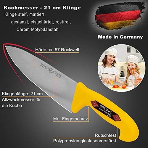  [아마존베스트]Solingen SG-web Premium Chefs Knife Slaughter Knife with Non-Slip Handle for Professional Meat and Hobby Chef  6-Piece  Butcher Knife  Professional Knife with Excellent Sharpnes