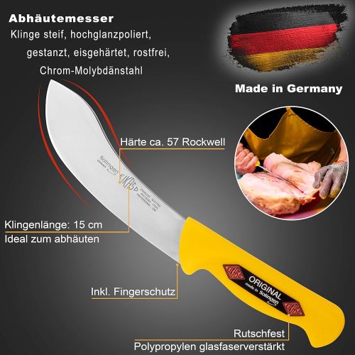  [아마존베스트]Solingen SG-web Premium Chefs Knife Slaughter Knife with Non-Slip Handle for Professional Meat and Hobby Chef  6-Piece  Butcher Knife  Professional Knife with Excellent Sharpnes