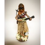 /SHAKAdelica HulaTroopers - Chewbacca Hula Girl (with Porg)  adhesive bottom 4.5in height