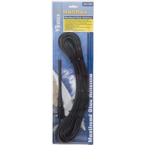  [아마존베스트]Shakespeare Heliflex Stub Antenna - Black, 0.15 m