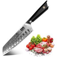 [아마존베스트]Shan Zu Damascus Knife, 18 cm