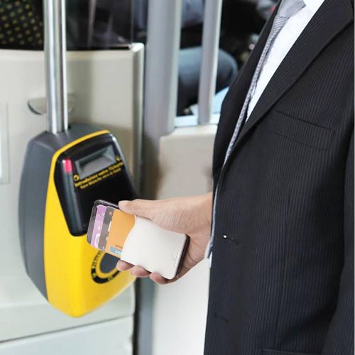  [아마존베스트]SHANSHUI Phone Card Holder, Silicone 3M Adhesive Stick-on ID Credit Card Wallet Phone Case Pouch Sleeve Pocket Compatible with Most of Smartphones(iPhone/Android/Samsung Galaxy) -
