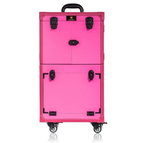  SHANY Cosmetics SHANY Rebel Series Pro Makeup Artists Multifunction Cosmetics Trolley Train Case, Cheer Power, Large