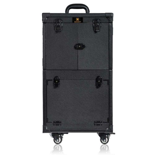  SHANY Cosmetics SHANY Rebel Series Pro Makeup Artists Multifunction Cosmetics Trolley Train Case, Cheer Power, Large