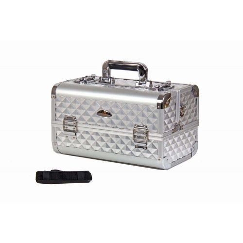  SHANY Cosmetics SHANY Premier Fantasy Collection Makeup Artists Cosmetics Train Case - Black Diamond