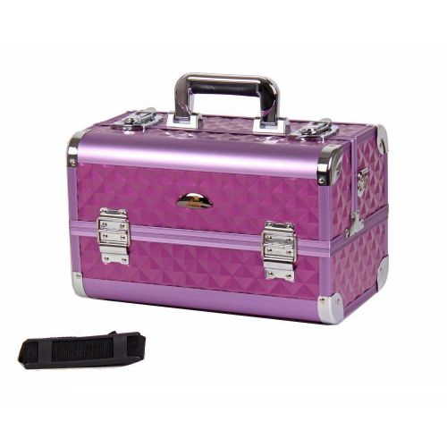  SHANY Cosmetics SHANY Premier Fantasy Collection Makeup Artists Cosmetics Train Case - Black Diamond