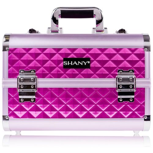  SHANY Cosmetics SHANY Premier Fantasy Collection Makeup Artists Cosmetics Train Case - Black Diamond