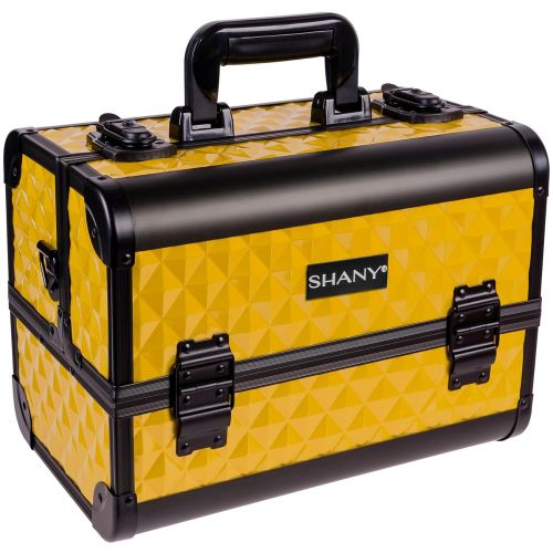  SHANY Cosmetics SHANY Premier Fantasy Collection Makeup Artists Cosmetics Train Case - Black Diamond