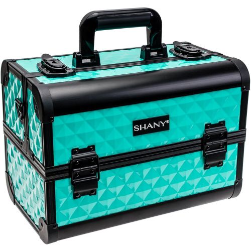  SHANY Cosmetics SHANY Premier Fantasy Collection Makeup Artists Cosmetics Train Case - Black Diamond