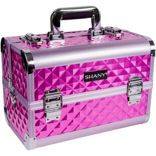  SHANY Cosmetics SHANY Premier Fantasy Collection Makeup Artists Cosmetics Train Case - Black Diamond