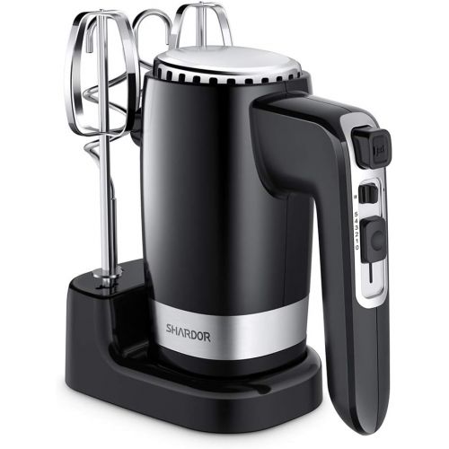  [아마존베스트]SHARDOR Hand Mixer Powerful 300W Ultra Power Electric Hand Mixer with Turbo for Whipping Mixing Cookies, Brownies, Cakes, Dough Batters