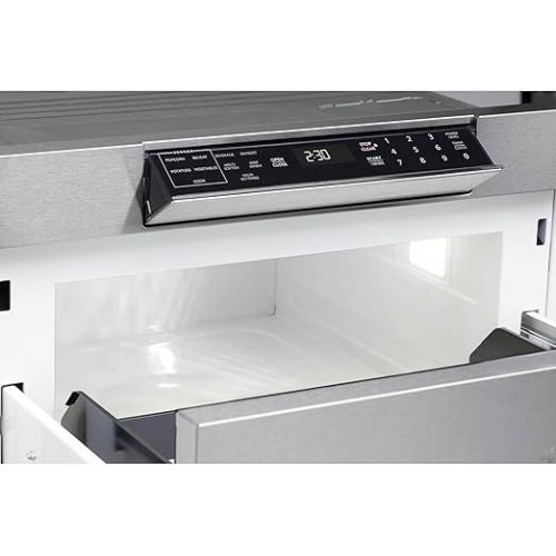  Sharp SMD2470ASY 24-Inch 1.2 cu. Ft. 950 W Stainless Steel Microwave Drawer