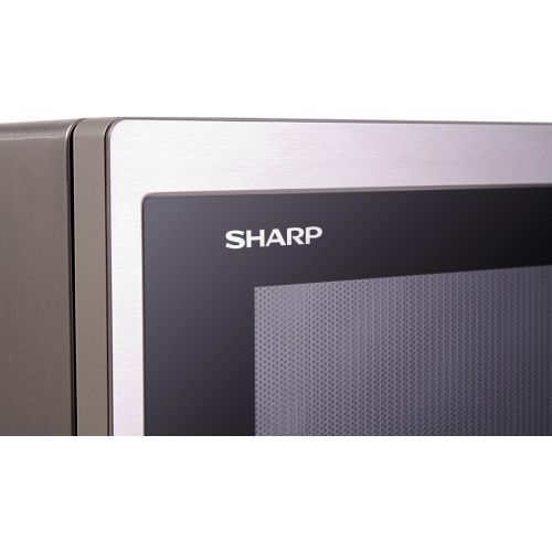  Sharp R982STWE 3-in-1 Mikrowelle mit Heissluft und Grill / 42 L / 1000 W / 1300 W Infrarotgrill / 2700 W Heissluft / 10 Automatikprogramme / LED-Display mit Uhr / Glasdrehteller (34,