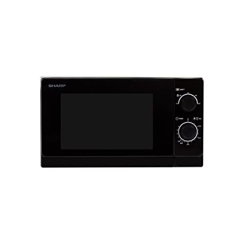  [아마존베스트]Sharp Microwave / 20 L Cooking Room / 800 W / Timer / Weight and Timed Defrosting, Black