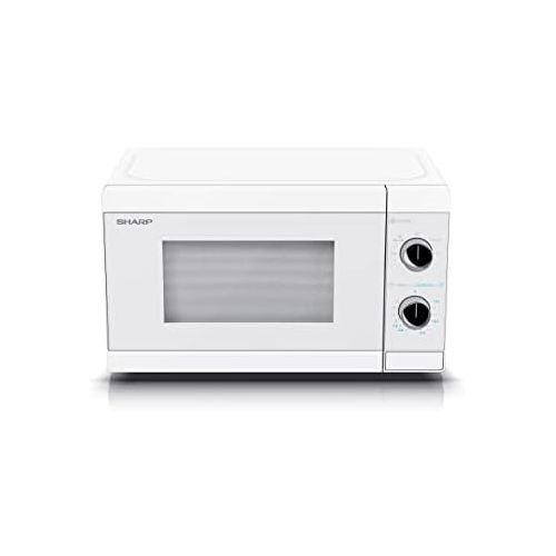  [아마존베스트]SHARP YC-MS01EC Microwave with Defrost Function / 800 Watt / 20 Litres / 5 Power Levels / Includes Turntable / Mechanical Control