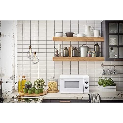  [아마존베스트]SHARP YC-MS01EC Microwave with Defrost Function / 800 Watt / 20 Litres / 5 Power Levels / Includes Turntable / Mechanical Control