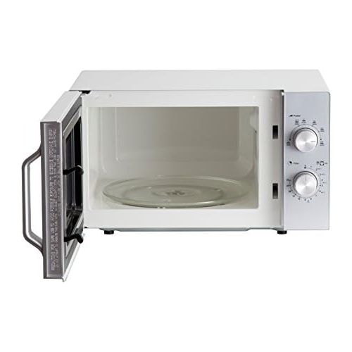  [아마존베스트]Sharp R204S Solo Microwave, 20 L, 800W, 6 Power Levels, 30 Minute to 00 Seconds Timer, Weight Controlled Thawing, Glass Turntable (24.5 cm), Silver