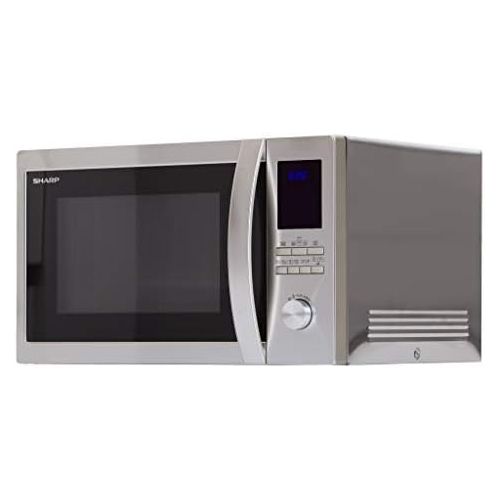  [아마존베스트]Sharp R922STWE 3-in-1 Microwave with Grill and Hot Air / 32 L / 1000 W / 1100 W Infrared Grill / 2500 W Hot Air / LED Display / 10 Automatic Programmes / Weight-Controlled Defrosti