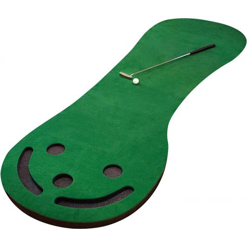  [아마존베스트]Shaun Webbs Signature Putting Green Indoor Mat 9x3 (Designed by PGA Pro & Golf Digest’s Top Teacher) Improve Your Putting Stroke and Lower Scores - Zero Bumps and Creases, Thick &