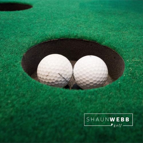  [아마존베스트]Shaun Webbs Signature Putting Green Indoor Mat 9x3 (Designed by PGA Pro & Golf Digest’s Top Teacher) Improve Your Putting Stroke and Lower Scores - Zero Bumps and Creases, Thick &