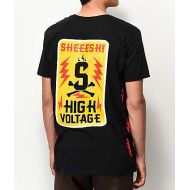 SHEEESH WORLD Sheesh World High Voltage Black T-Shirt