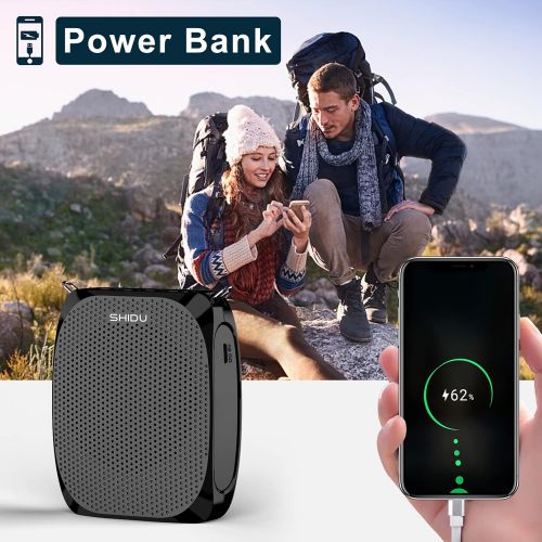  [아마존베스트]Portable Voice Amplifier SHIDU Personal Speaker Microphone Headset Rechargeable Mini Pa System for Teachers Tour Guides Coaches Classroom Singing Yoga Fitness Instructors